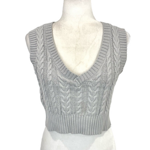 Streetwear Society grey knit vest